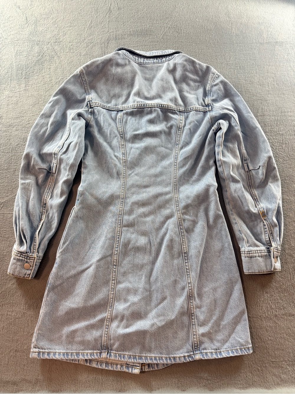 Universal Thread Light Blue Denim Shirt Dress - Picture 5 of 8